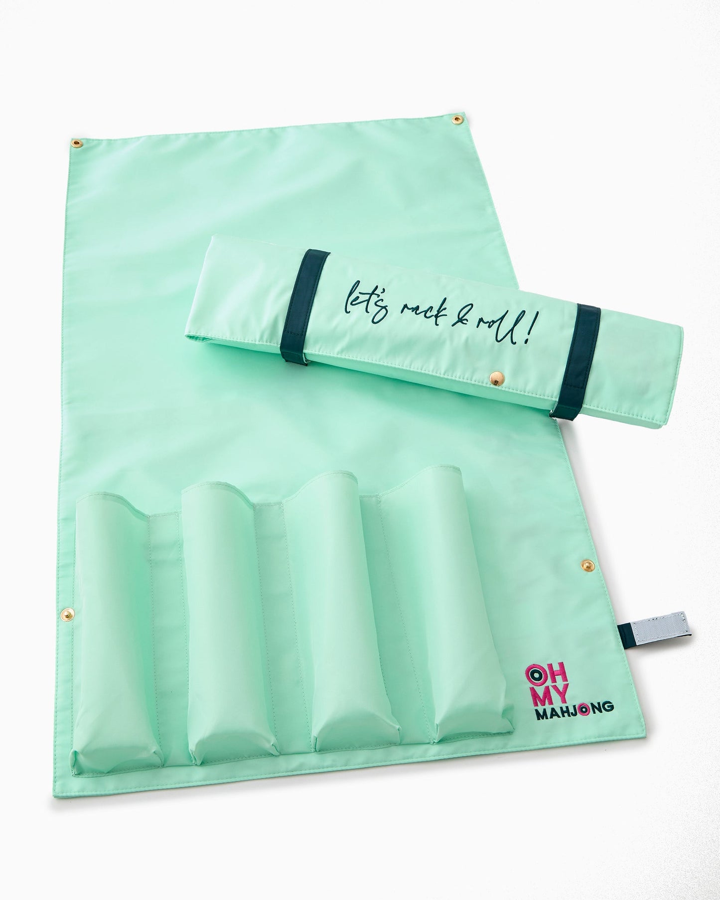 Oh My Mahjong -Mint Let's Rack & Roll Bag