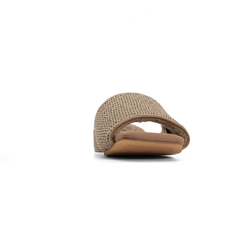 Raffia Square Heel