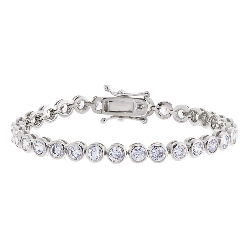 Bezel Tennis Bracelet