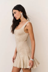 LoveShackFancy - Sarajane Dress - Honey Gold
