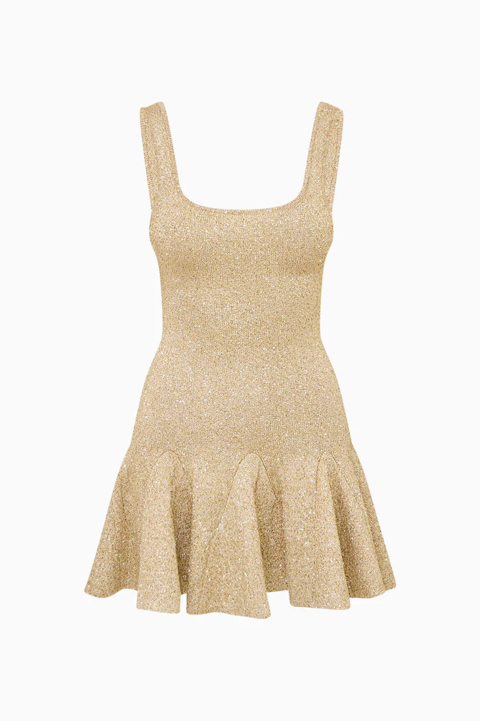 LoveShackFancy - Sarajane Dress - Honey Gold
