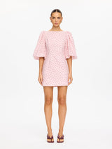 Kivari - Sia Bubble Sleeve Mini Dress - Pink