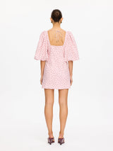 Kivari - Sia Bubble Sleeve Mini Dress - Pink
