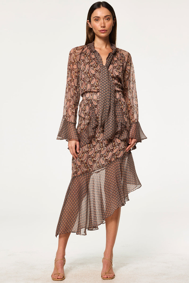 MISA Los Angeles - Maris Top - Brown Paisley Mix