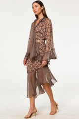 MISA Los Angeles - Maris Top - Brown Paisley Mix