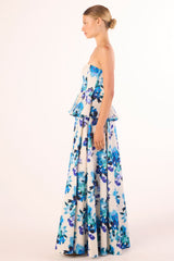 MISA Los Angeles - Mattea Dress - Blurred Bouquet Poplin