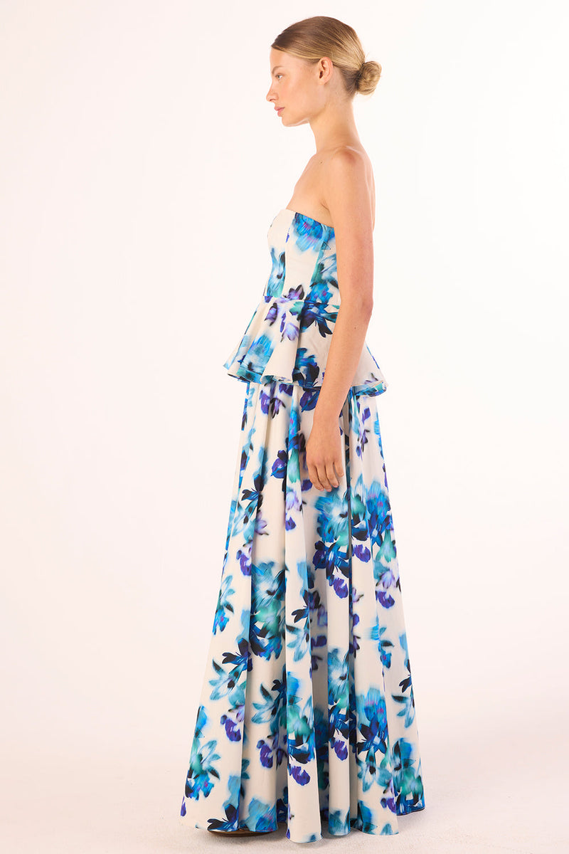 MISA Los Angeles - Mattea Dress - Blurred Bouquet Poplin