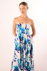 MISA Los Angeles - Mattea Dress - Blurred Bouquet Poplin