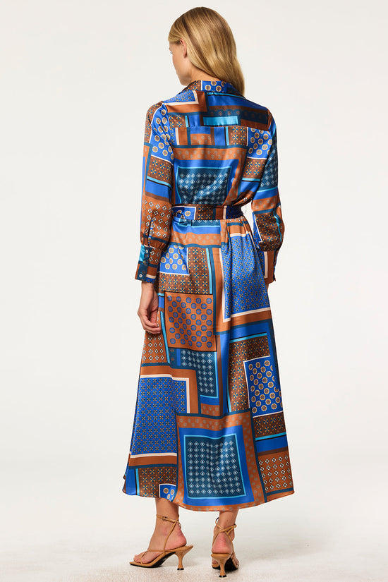 MISA Los Angeles - Herminia Dress - Tile Patchwork