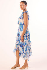 MISA Los Angeles - Dakota Dress - Blurred Bouquet Chiffon