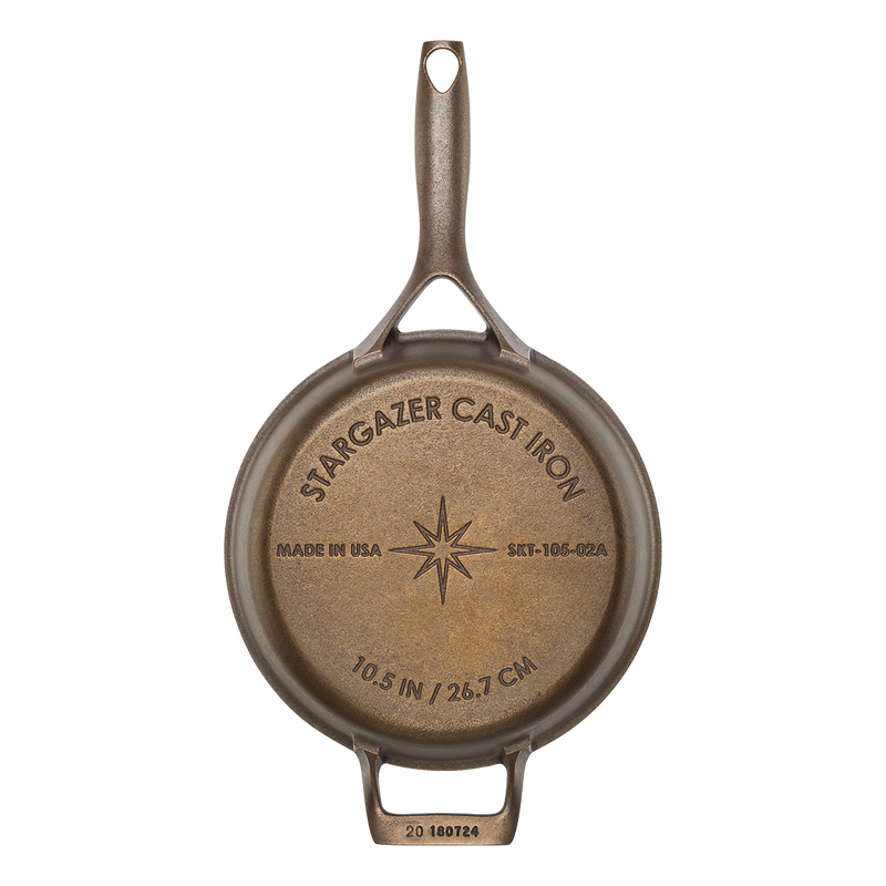 Stargazer Cast Iron 10.5-Inch Cast Iron Skillet