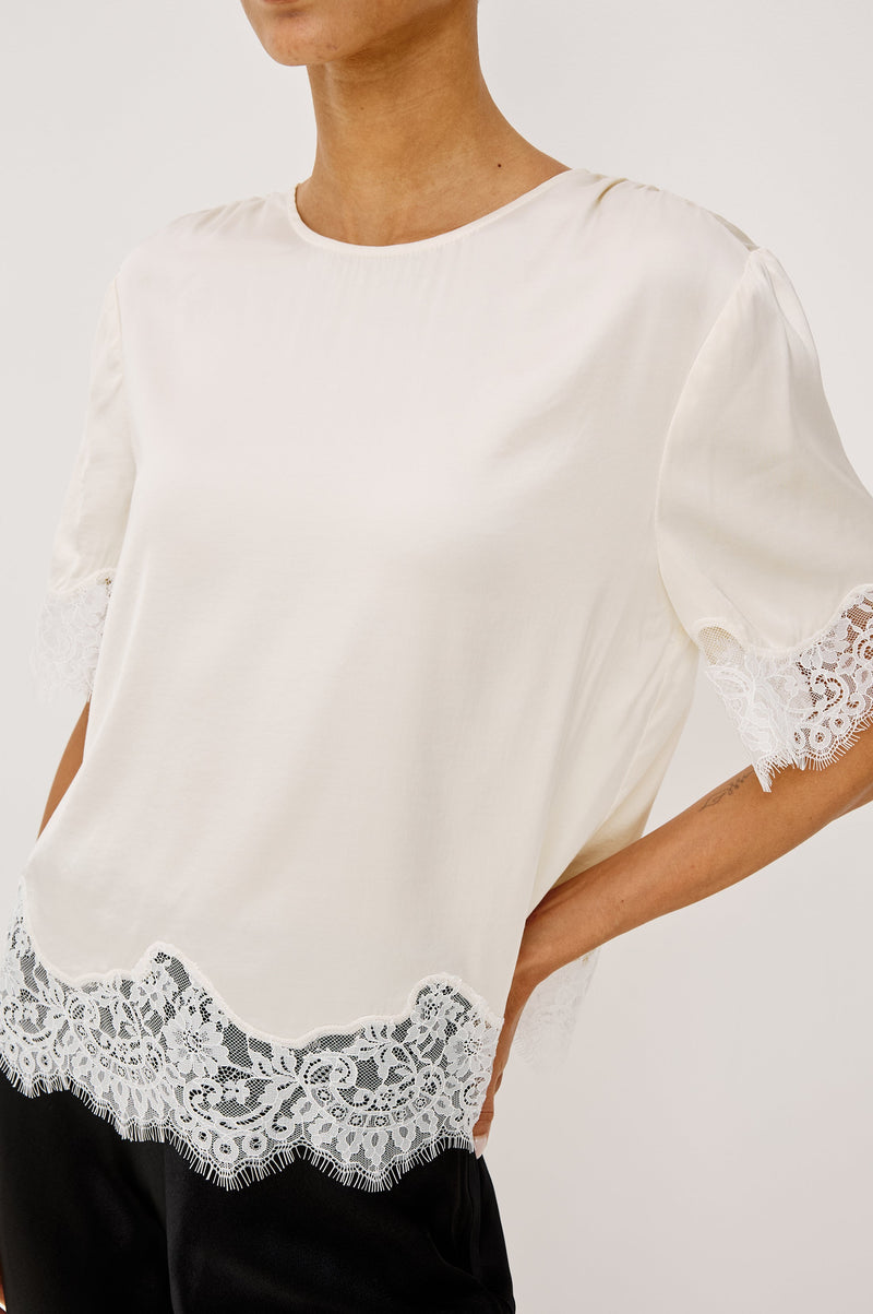 Sonora Top in Ivory, view 2