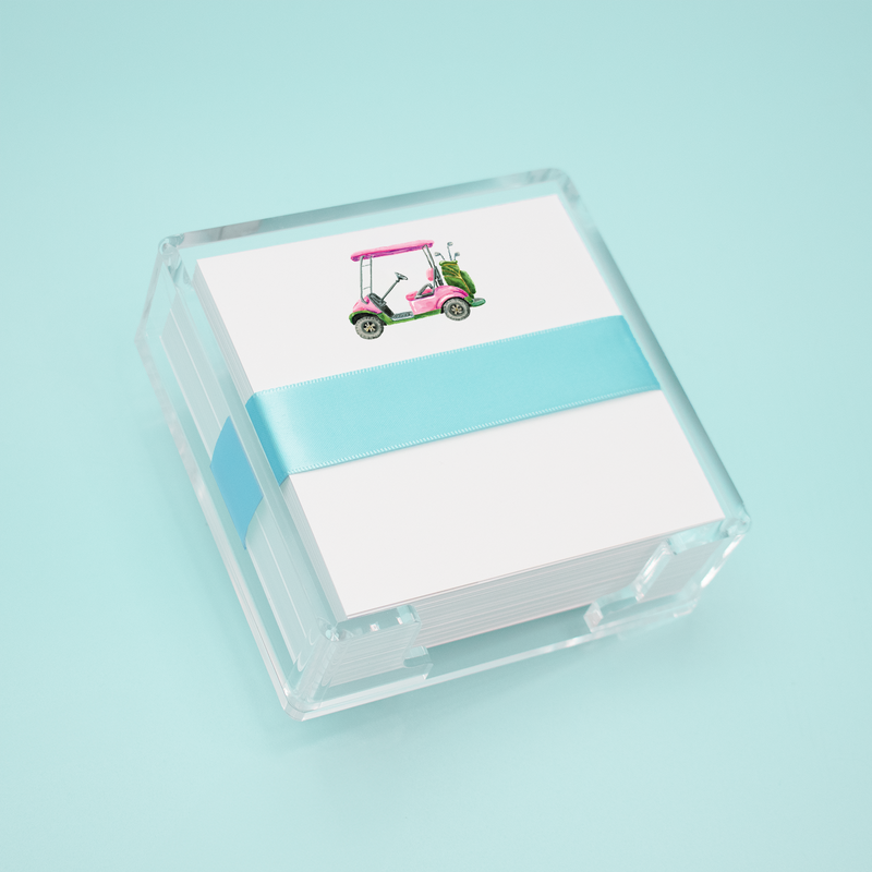 Golf Cart Square Desk Set