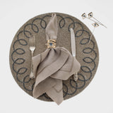 Evil eye napkin rings, set of two