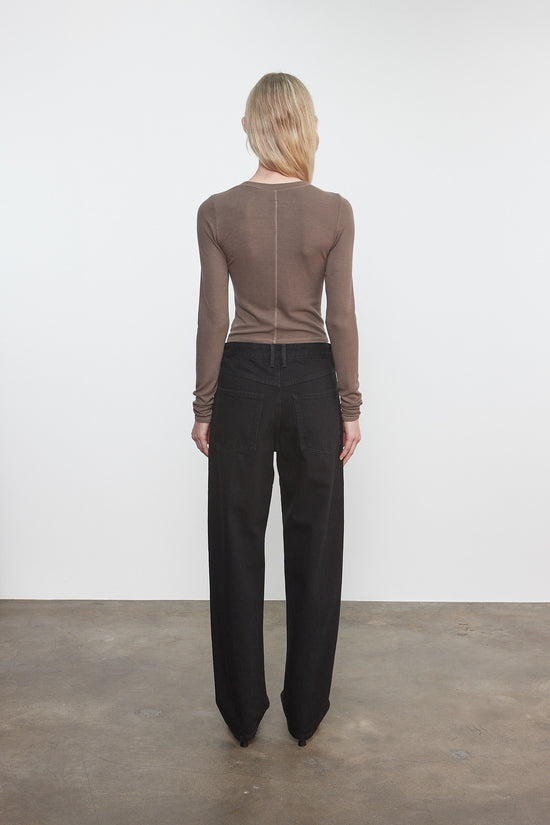 Silk Rib Essential Cardigan