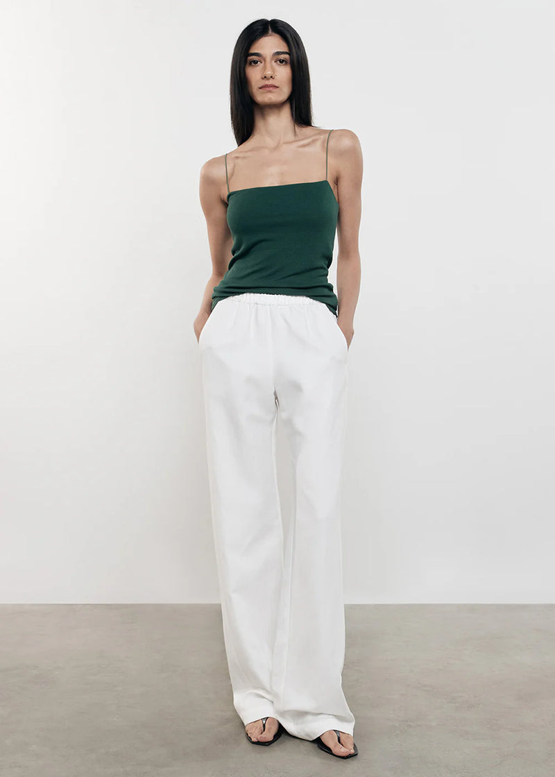 Enza Costa Twill Everywhere Pant, Off White