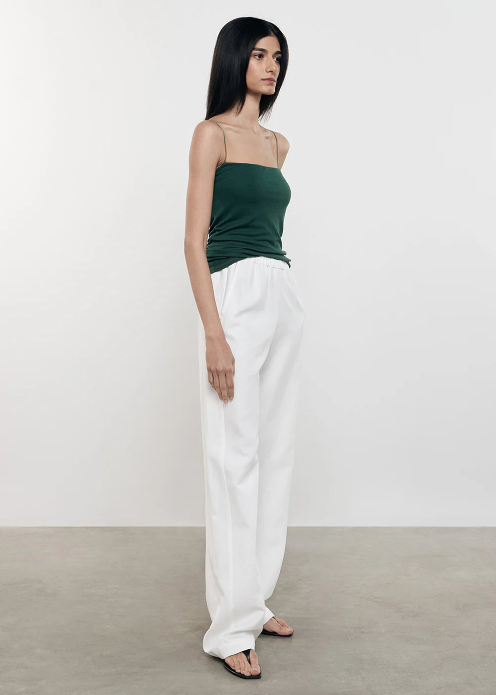 Enza Costa Twill Everywhere Pant, Off White