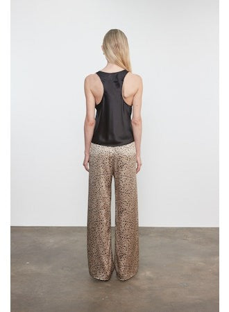 Enza Costa - Silk Satin Tank - Black