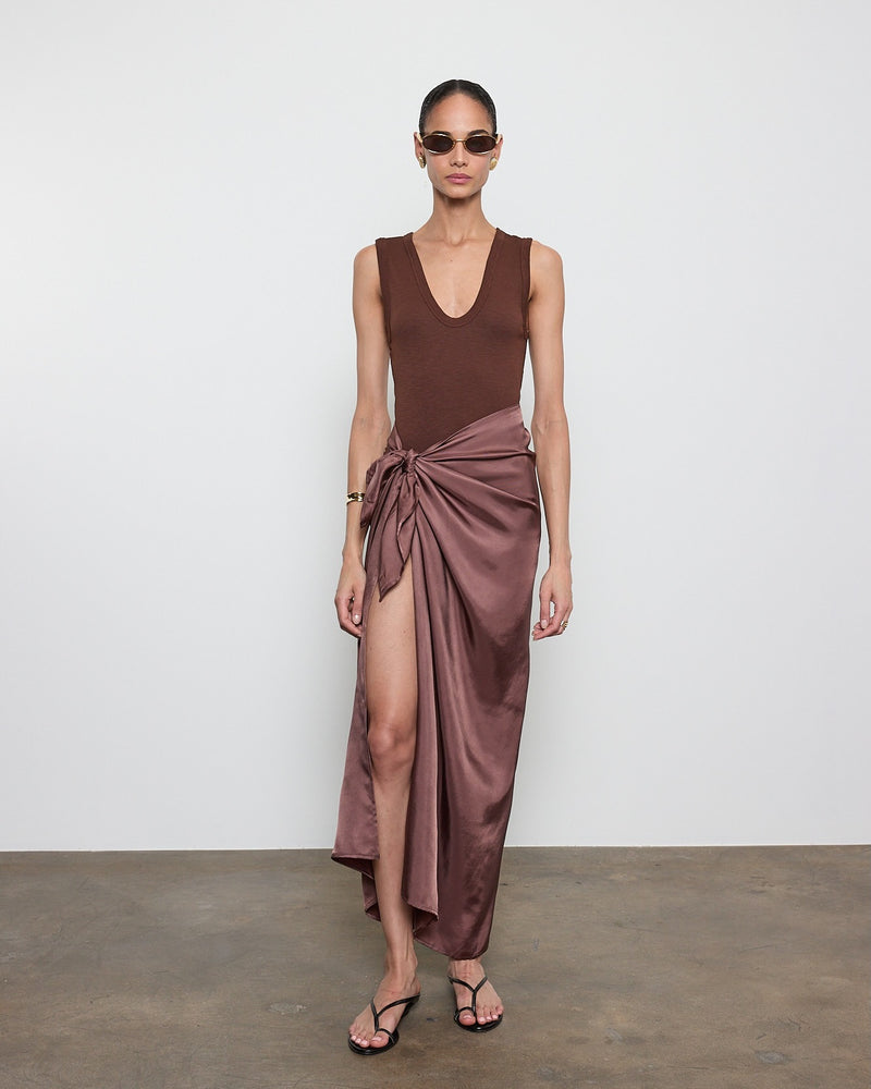 Textured Rib Sleeveless U