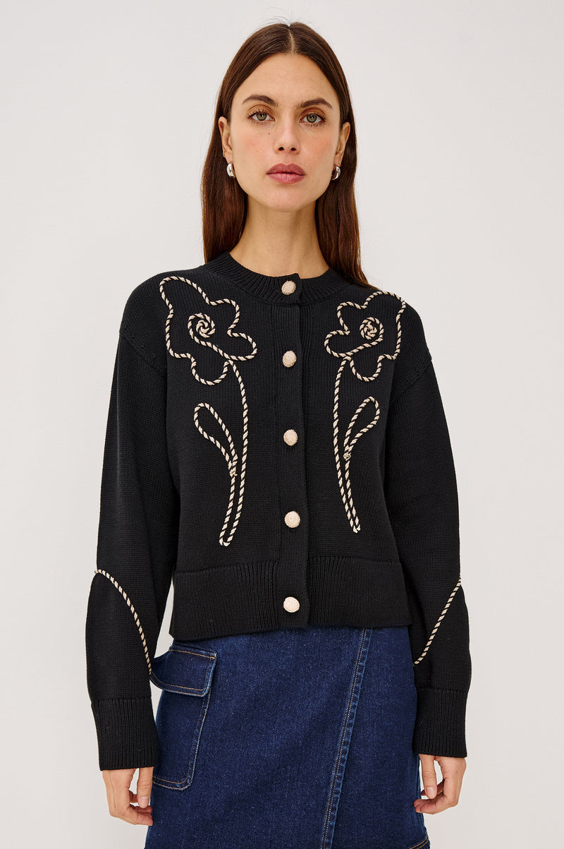 Sybil Cardigan in Western Floral