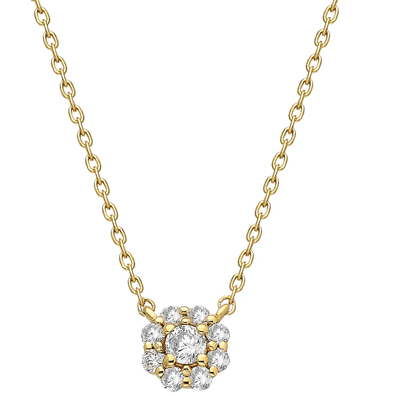 Halo Flower Necklace