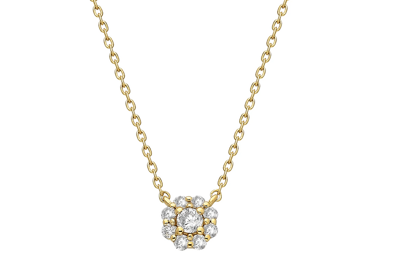 Halo Flower Necklace