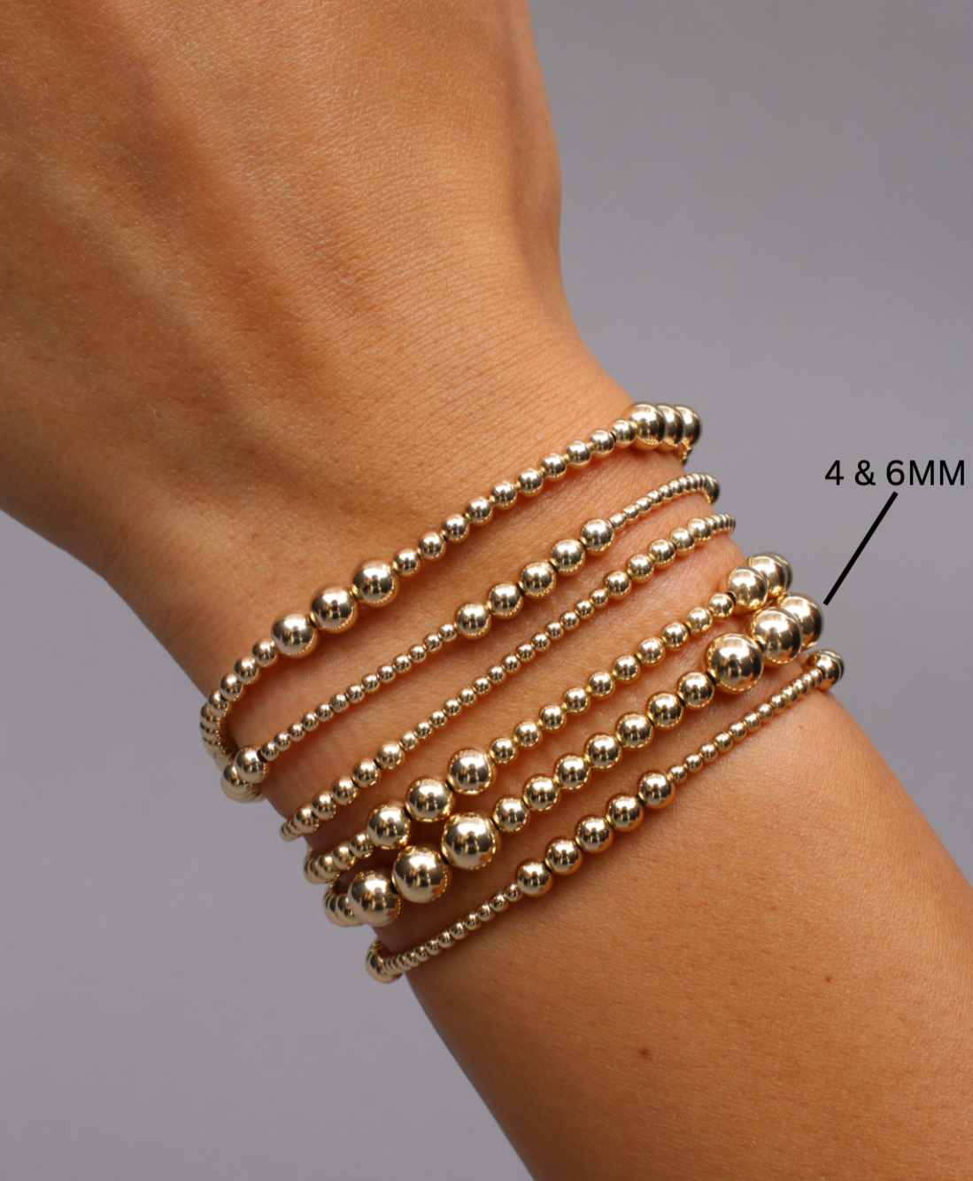 4 & 6mm Pattern Signature Bracelet