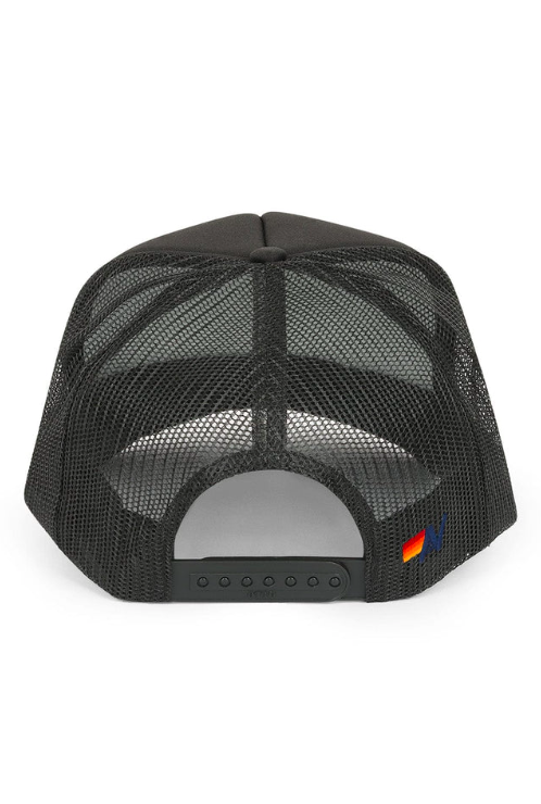 Aviator Nation - Signature Logo Vintage Trucker Hat - Black
