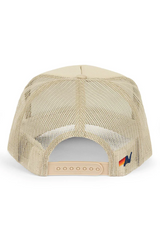 Aviator Nation - Signature Logo Vintage Trucker Hat - Khaki