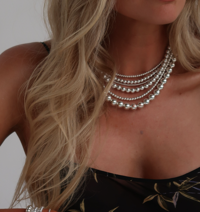 10MM Signature Beaded Necklace