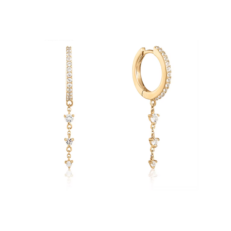 Dangle Chain Huggies