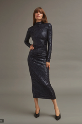 Cara Cara - Ryan Dress - Midnight Sequins