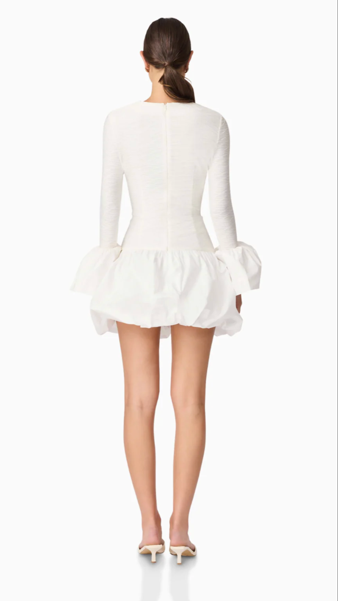 Elliatt - Theodora Long Sleeve Mini Dress - Ivory