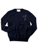 Lingua Franca - Martini Crewneck - Navy