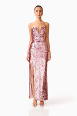 Elliatt - Alissa Strapless Gown - Pink
