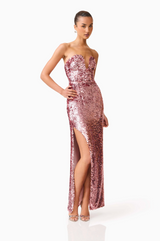 Elliatt - Alissa Strapless Gown - Pink