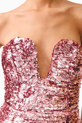 Elliatt - Alissa Strapless Gown - Pink
