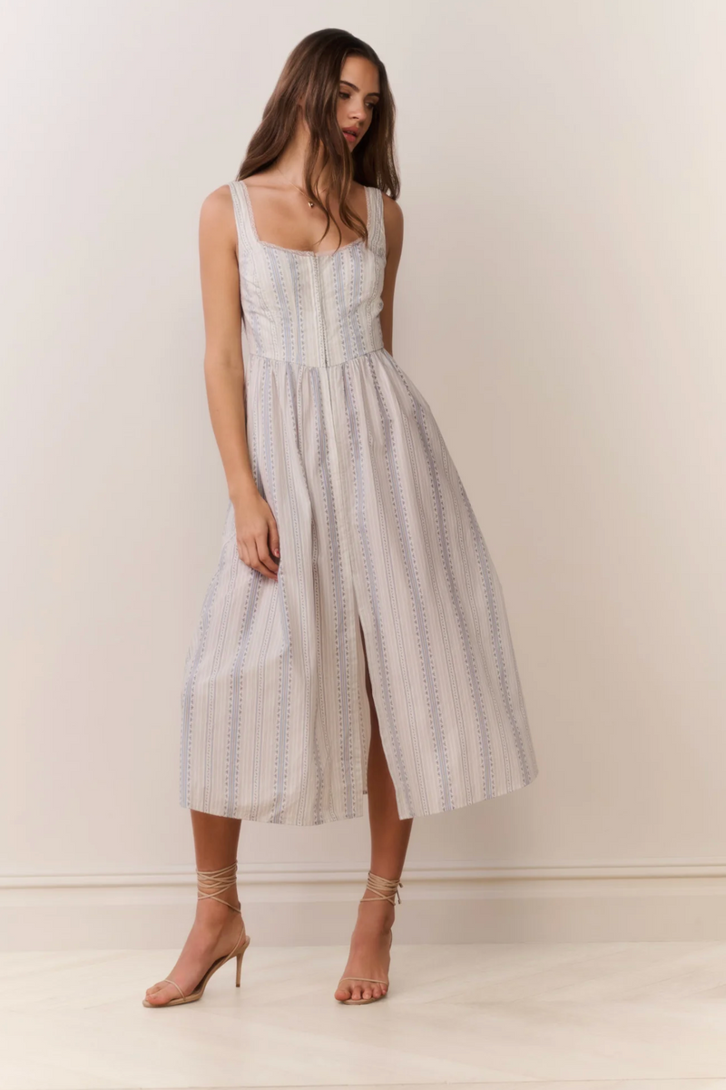 LoveShackFancy - Majory Dress - Cinched Blue