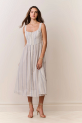 LoveShackFancy - Majory Dress - Cinched Blue