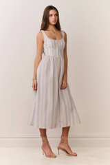 LoveShackFancy - Majory Dress - Cinched Blue
