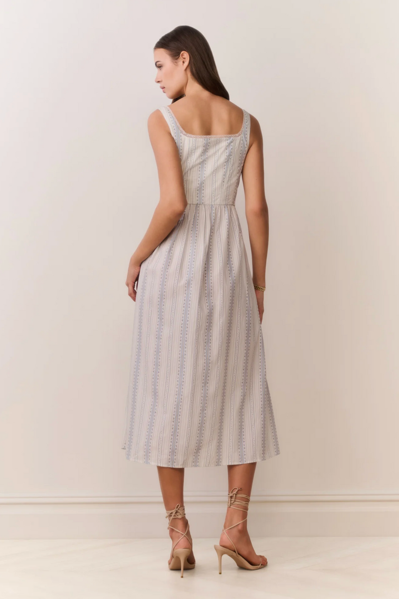 LoveShackFancy - Majory Dress - Cinched Blue