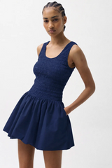 Pistola - Ilona Bubble Hem Dress - Peacoat