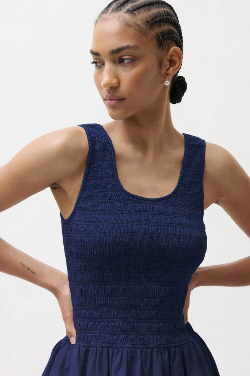 Pistola - Ilona Bubble Hem Dress - Peacoat