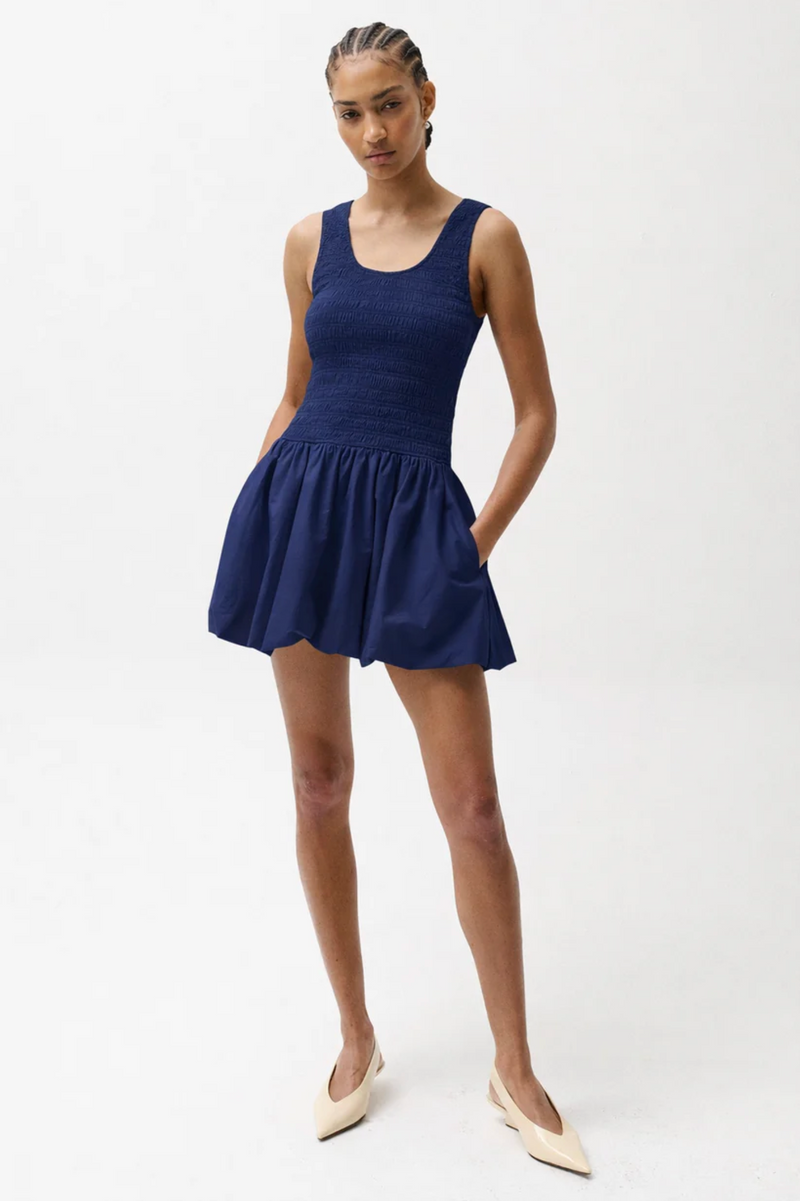 Pistola - Ilona Bubble Hem Dress - Peacoat