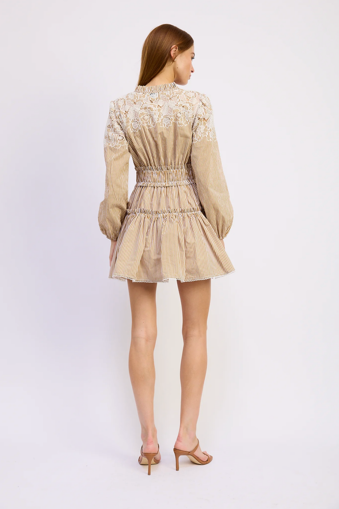 En Saison - Juliette Mini Dress - White Mustard