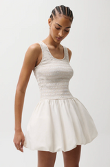Pistola - Ilona Bubble Hem Dress - Soft White