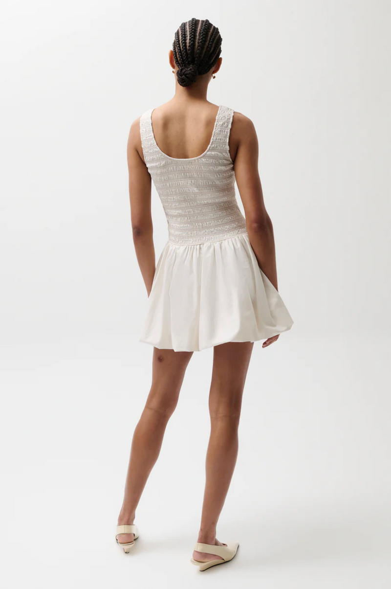 Pistola - Ilona Bubble Hem Dress - Soft White