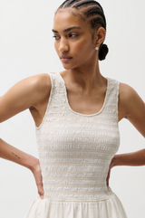 Pistola - Ilona Bubble Hem Dress - Soft White