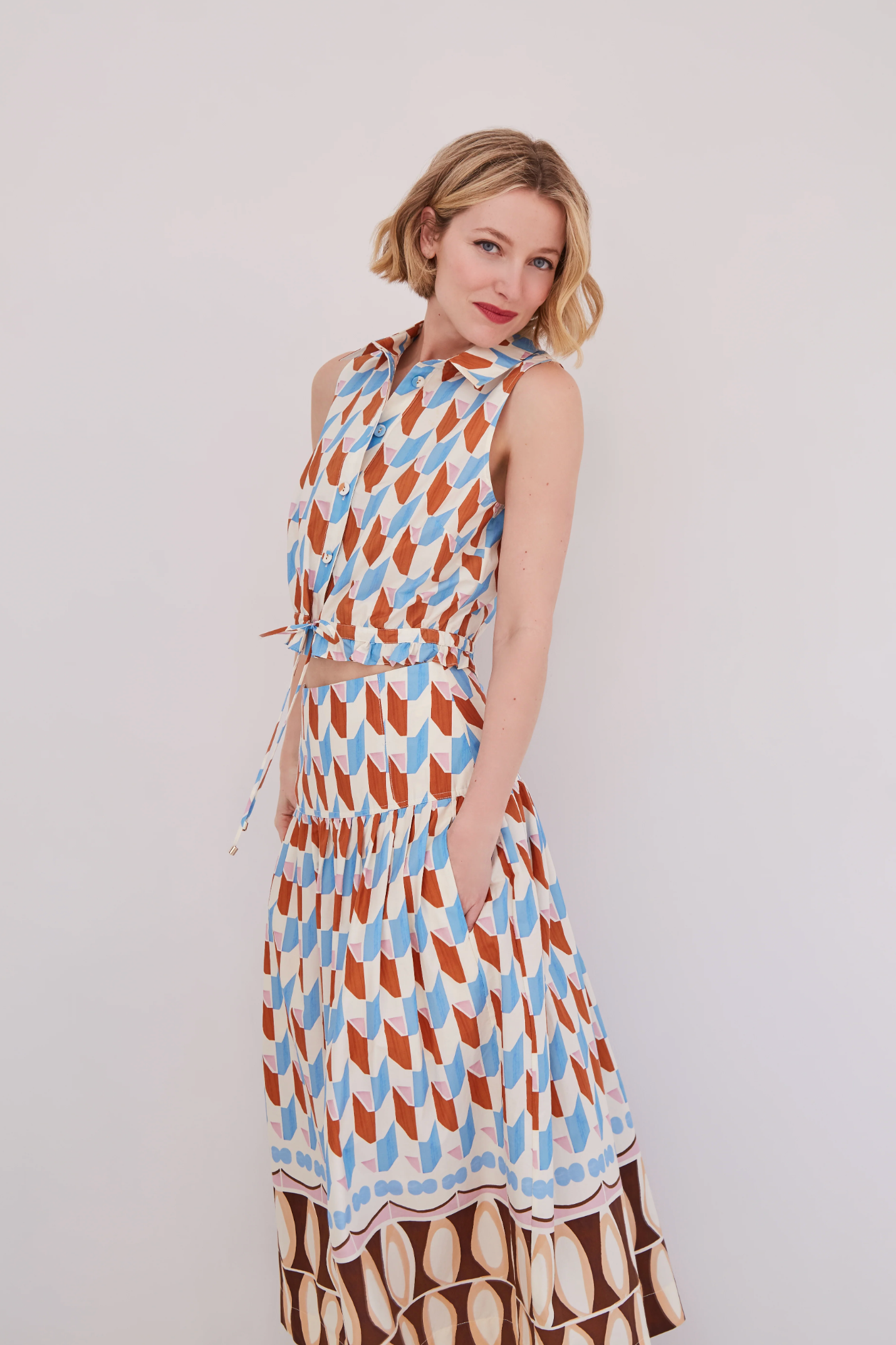 Cara Cara - Hannah Top - Talavera Tile Ivory