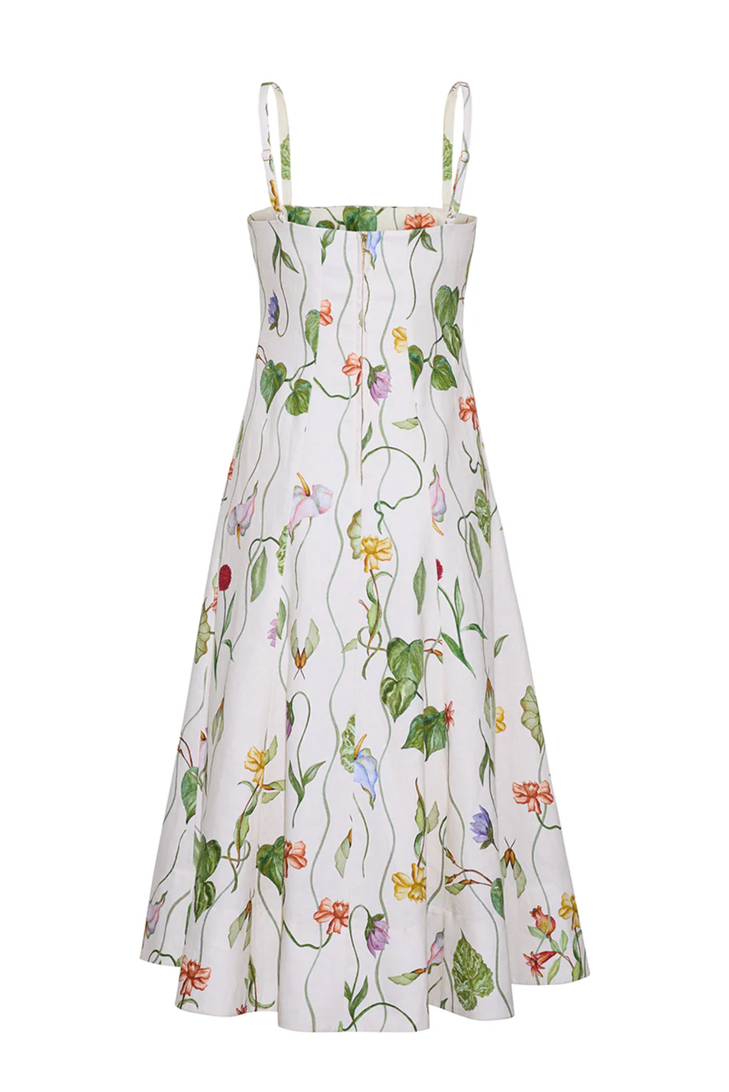 Cara Cara - Gimlet Dress - Flora Trail Ivory